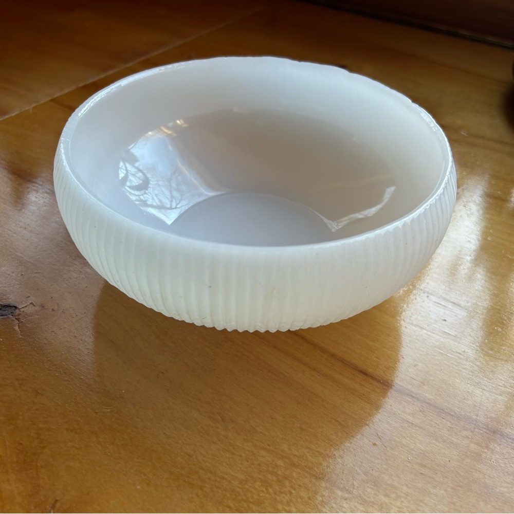 E.O. Brody Milk Glass Bowl